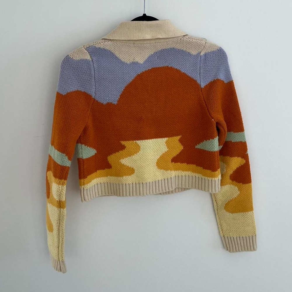 House of Sunny Day Tripper Jacquard Cardigan - Picture 2 of 4